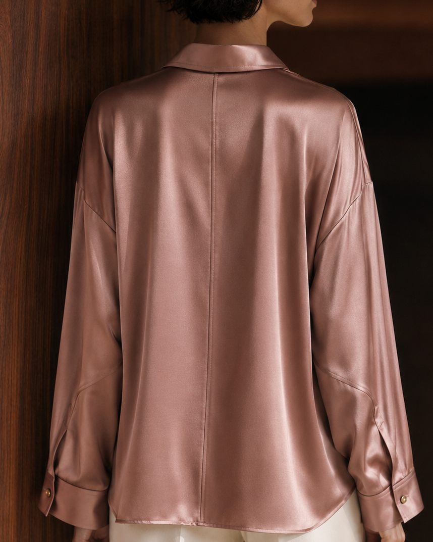 The Silk Satin Shirt