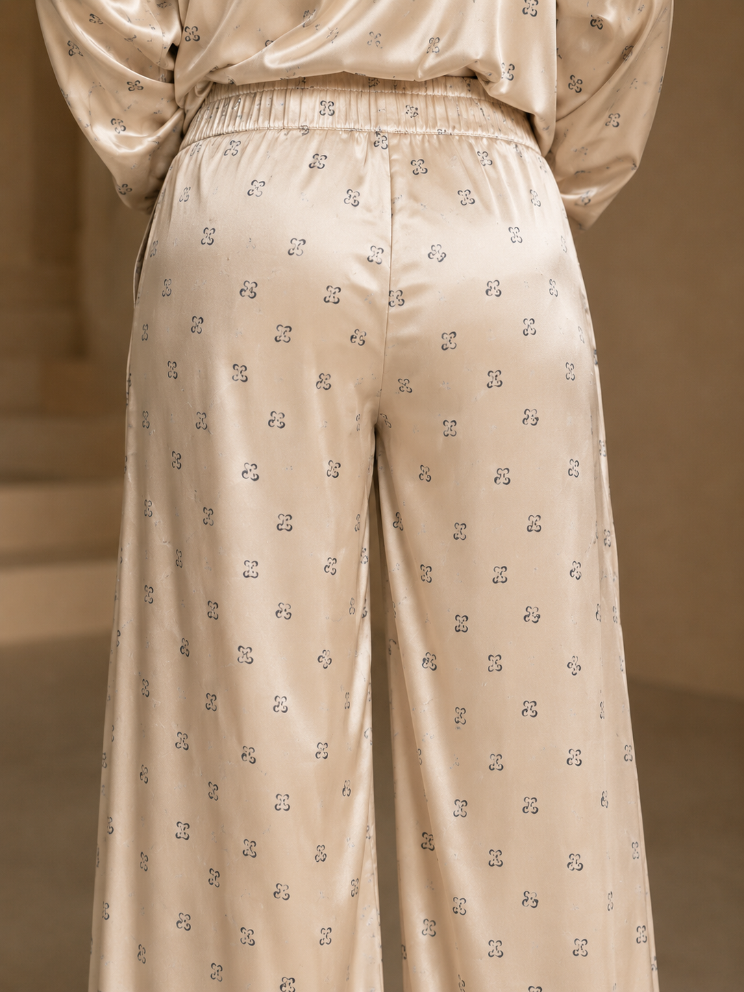 The Butterfly Vintage Satin Set
