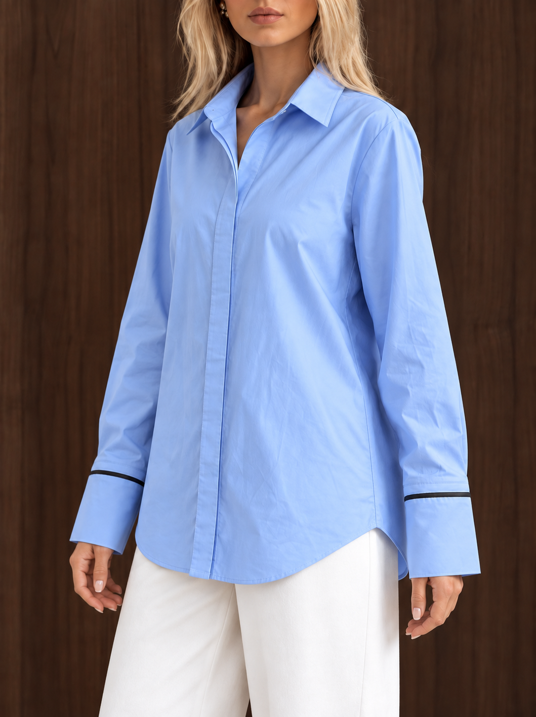 The Sky Blue Contrast Shirt