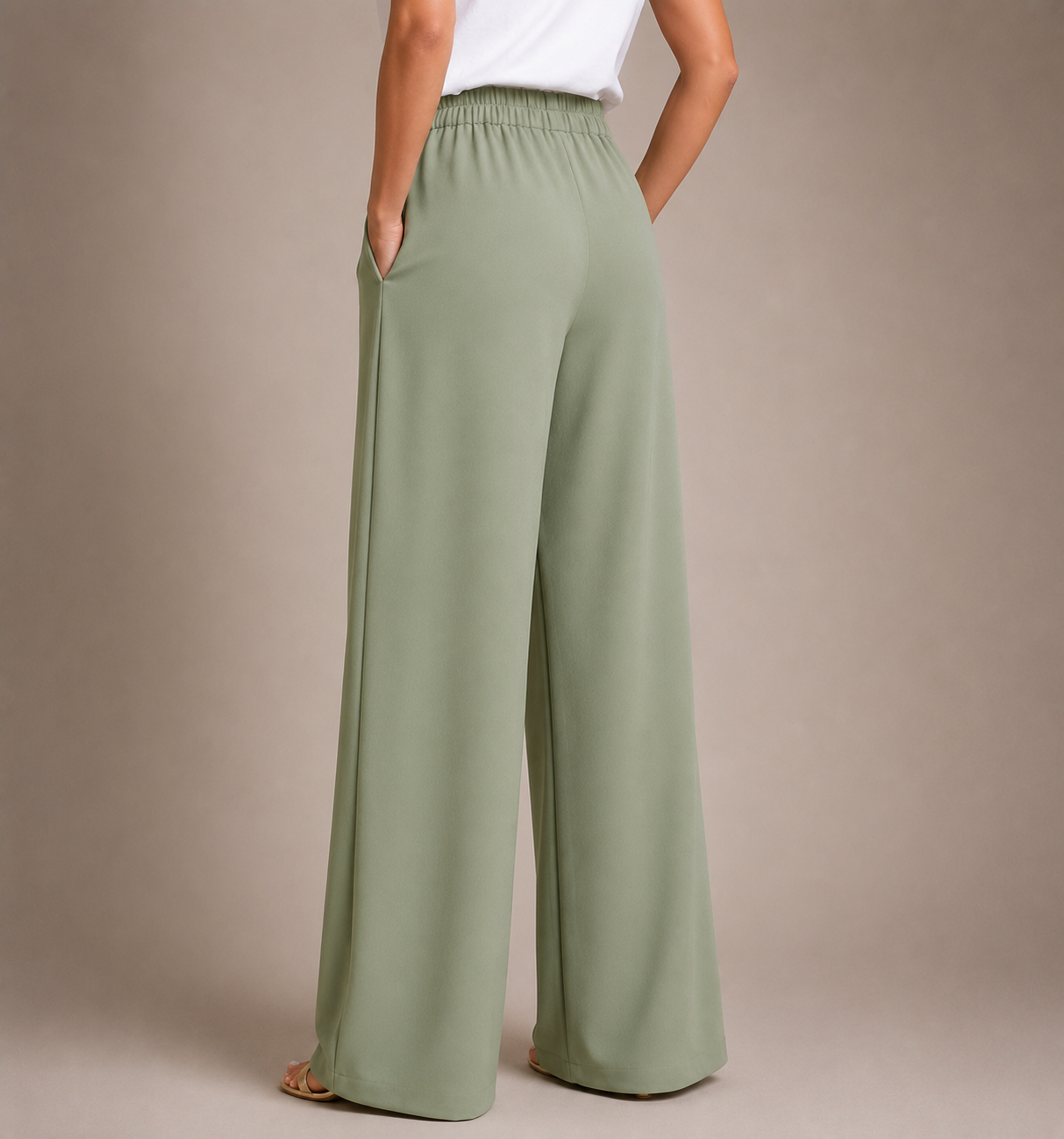 The Flow Pants-Sage