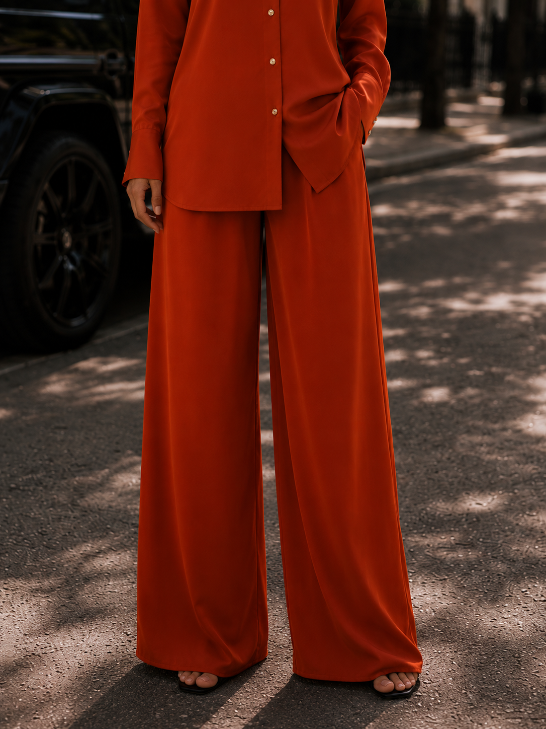 The Flow Pants-Rouge Brique