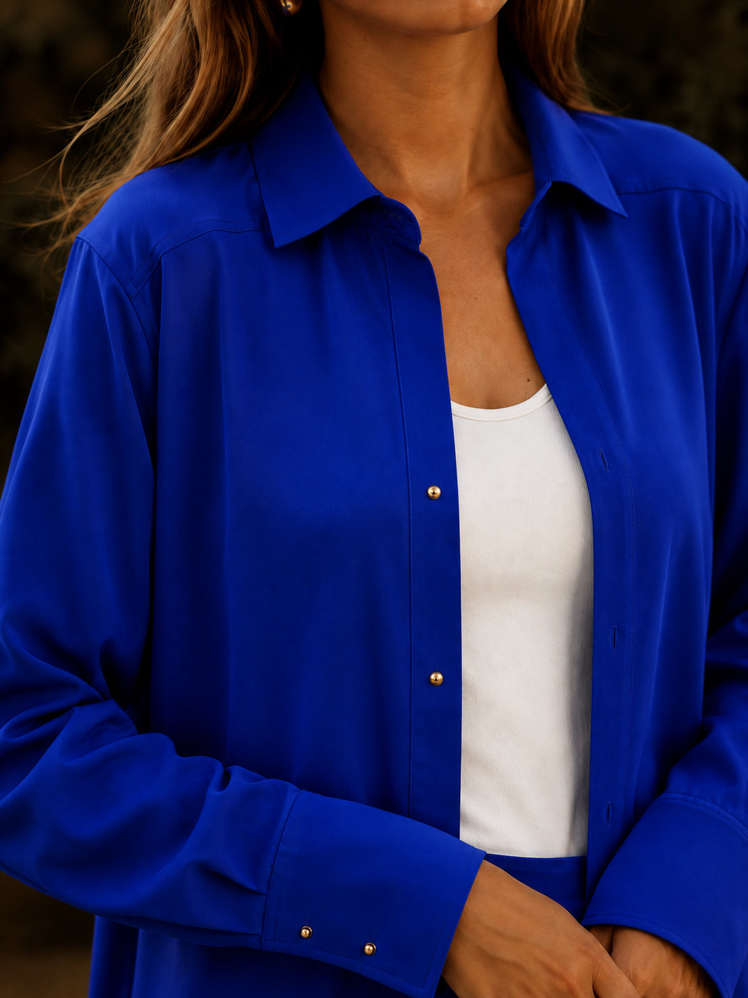 La chemise Flow - Bleu