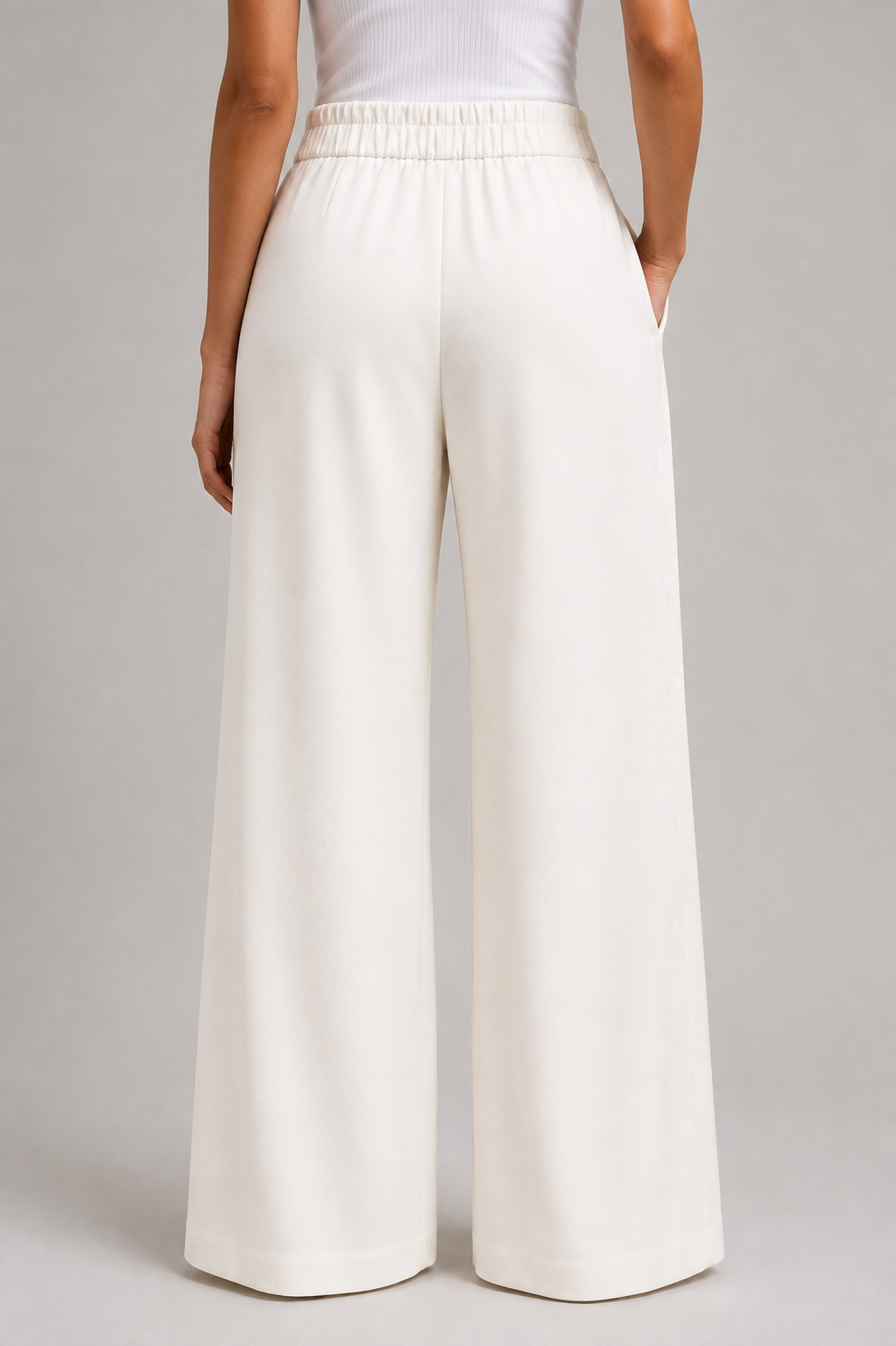Blush Pink Wide-Leg Pants