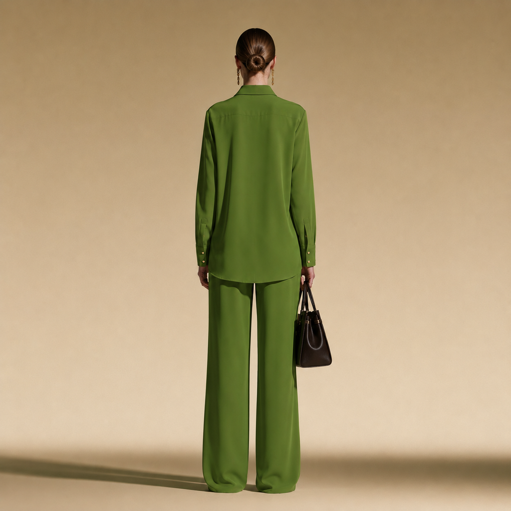 The Flow Shirt - Olive Green