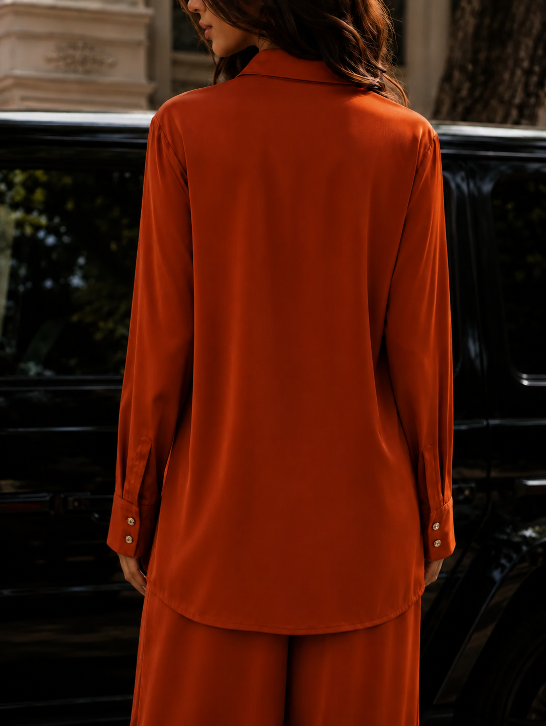 The Flow Shirt  -Rouge brique
