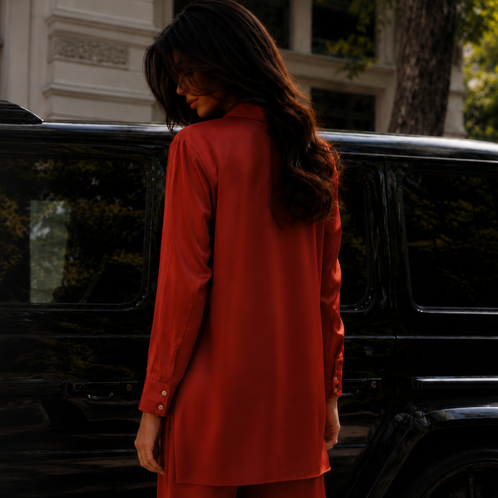 The Flow Shirt -Rouge brique