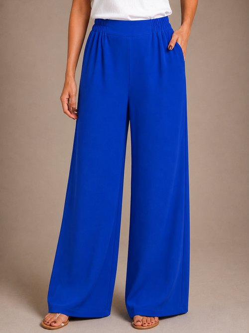 Le Pantalon fluide - Bleu