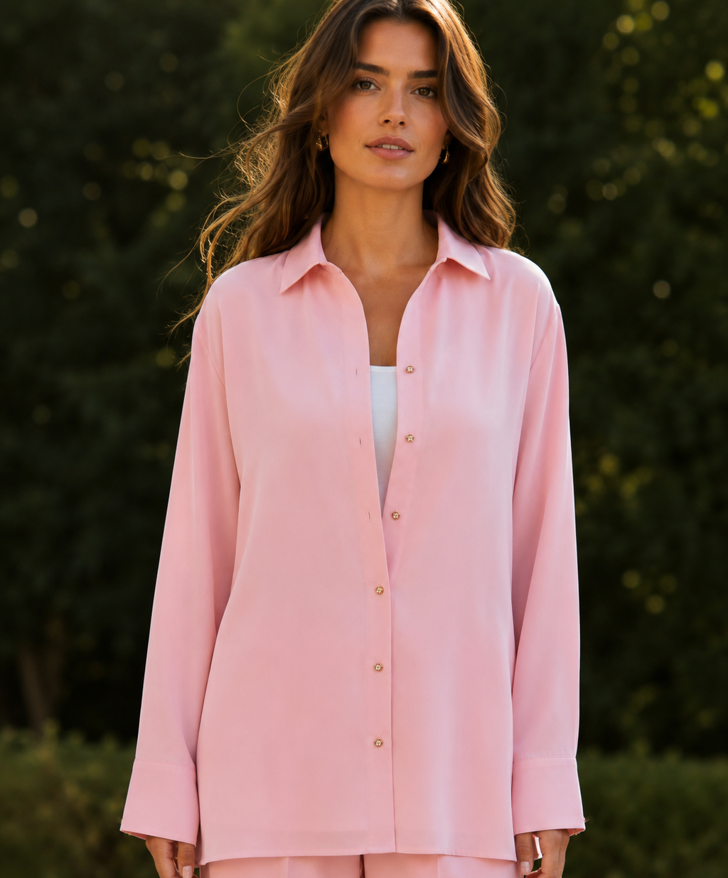 La chemise fluide – Rose