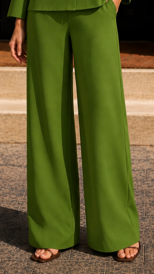 Le pantalon Flow – Vert olive