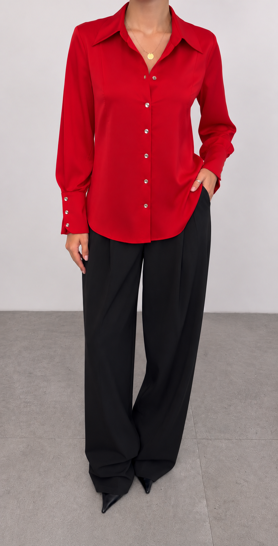 The Midnight Satin Shirt