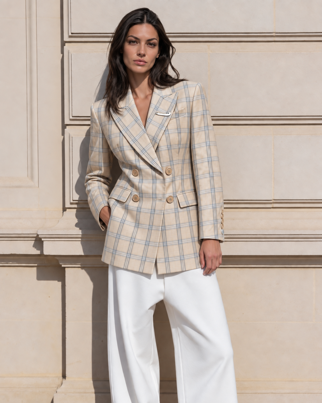 The Signature Plaid Blazer
