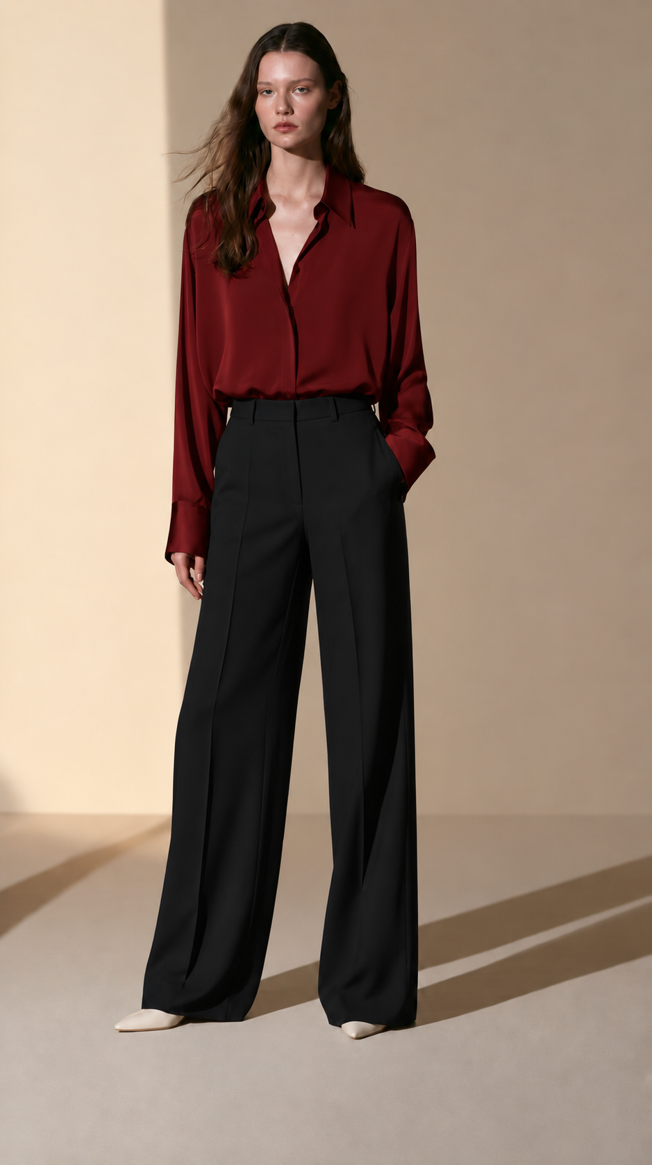 The Fluid Crepe Pants