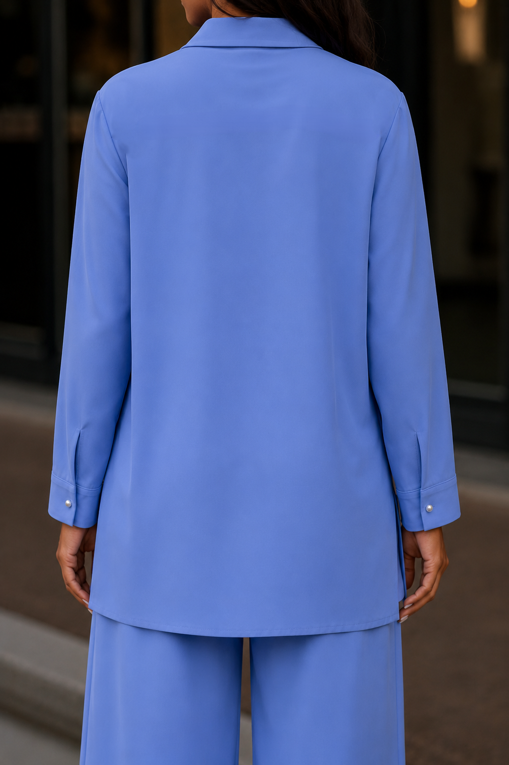 La chemise Flow - Bleu clair