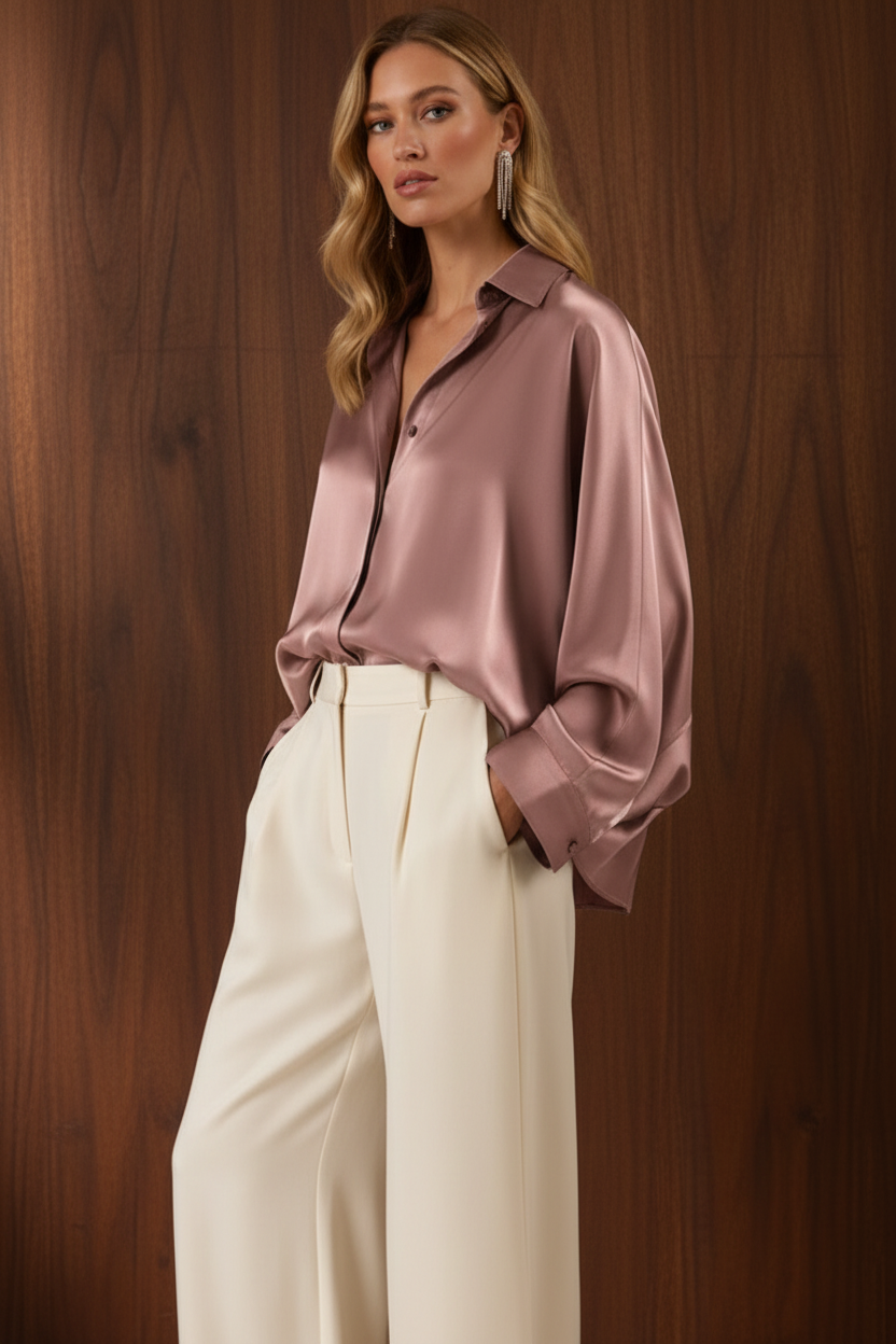 The Silk Satin Shirt