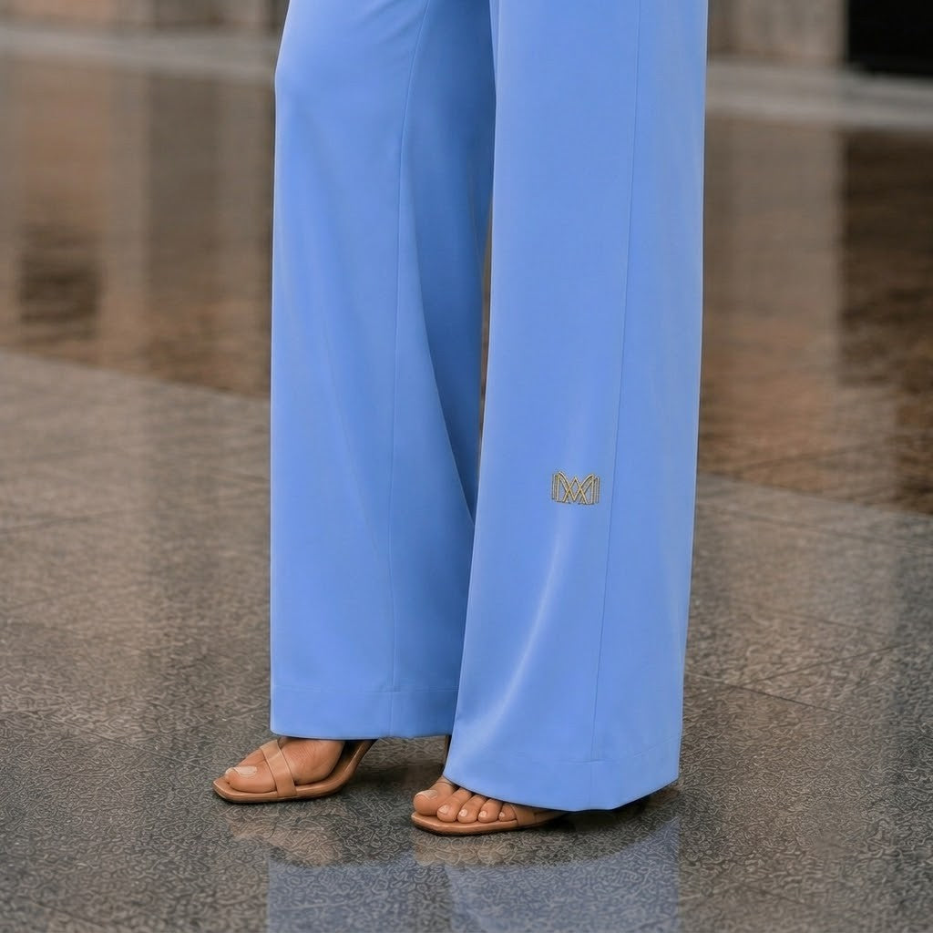 Le pantalon Flow-Bleu clair