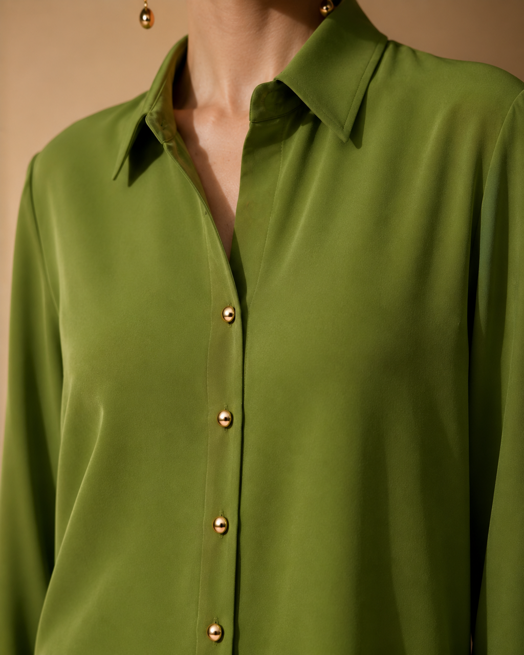 The Flow Shirt - Olive Green