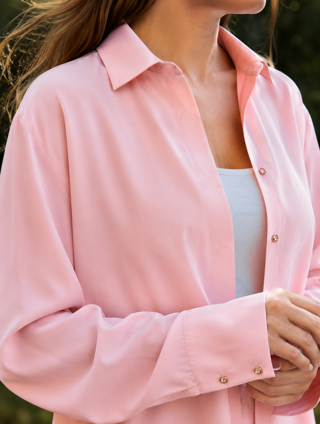La chemise fluide – Rose