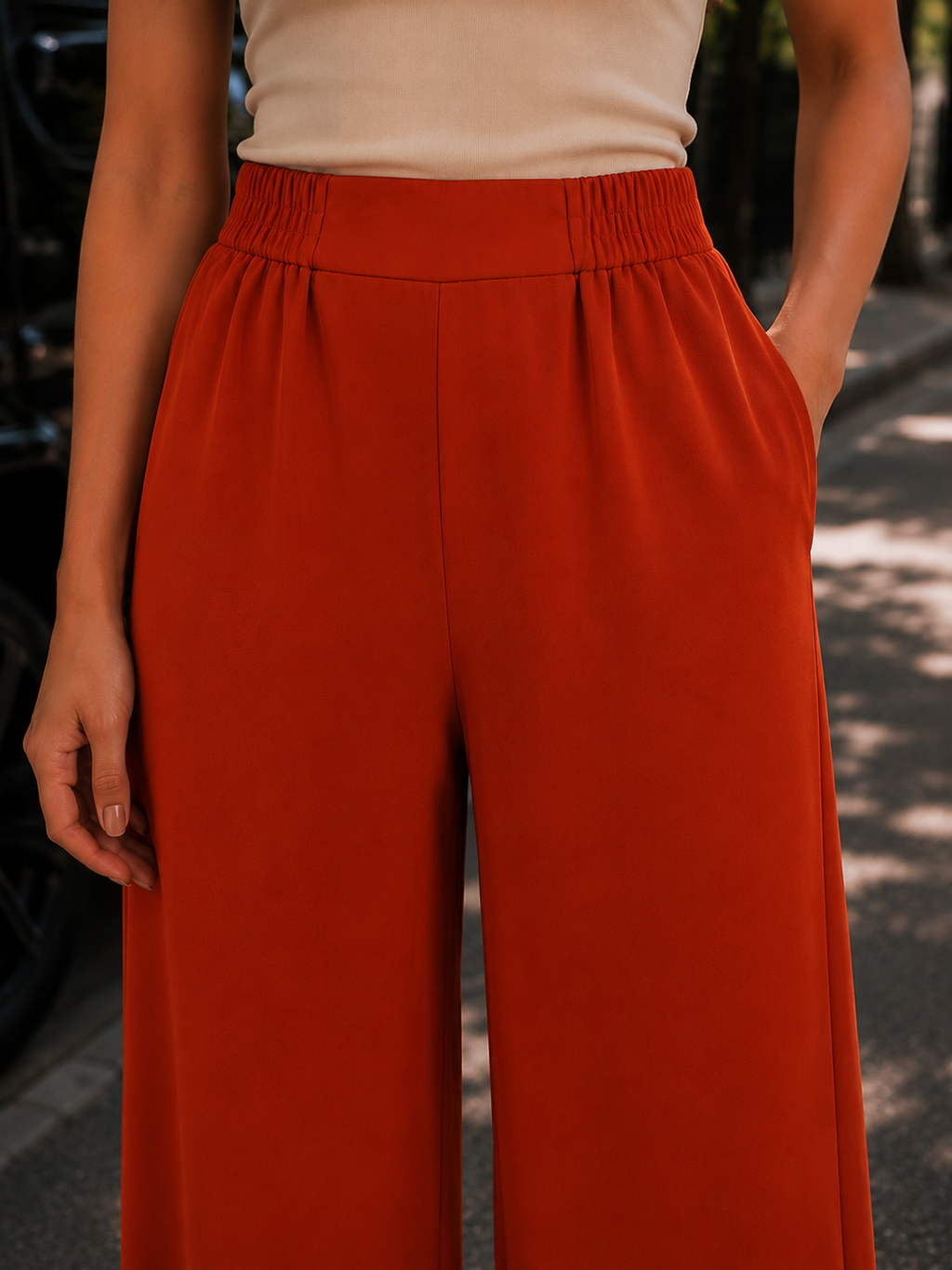 The Flow Pants-Rouge Brique