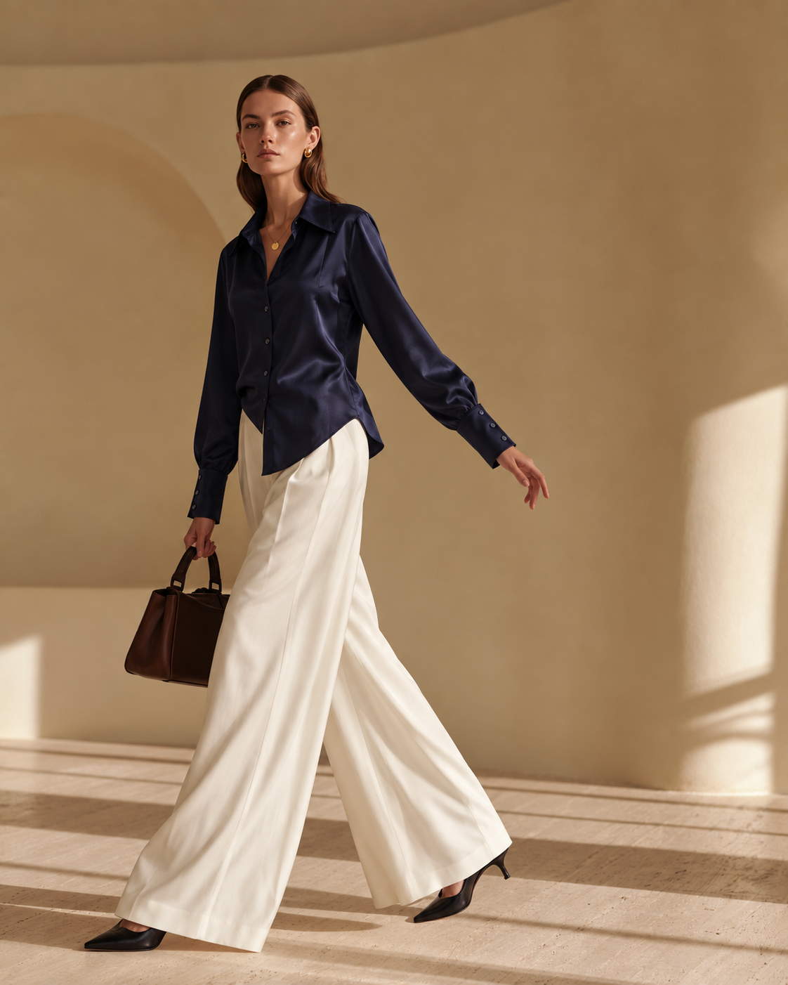 The Midnight Satin Shirt