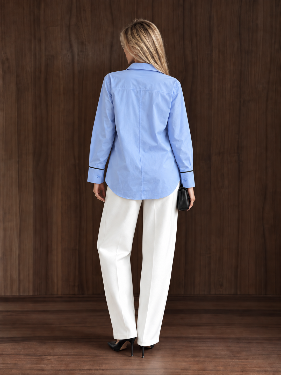 The Sky Blue Contrast Shirt