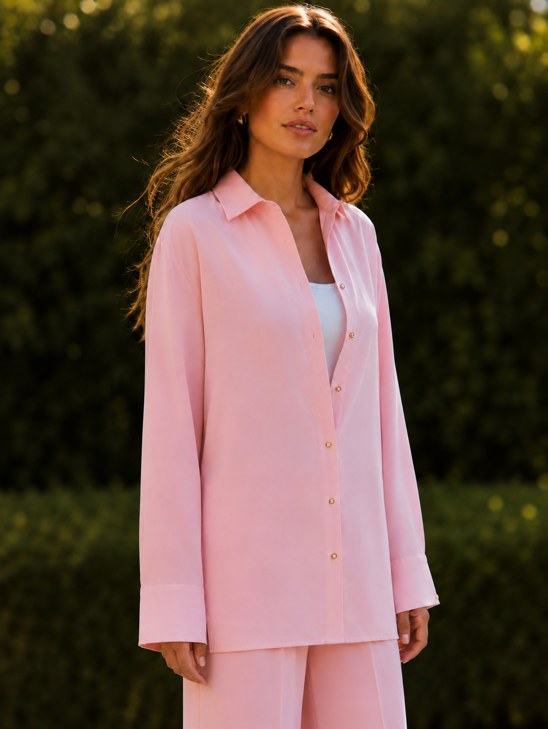 La chemise fluide – Rose