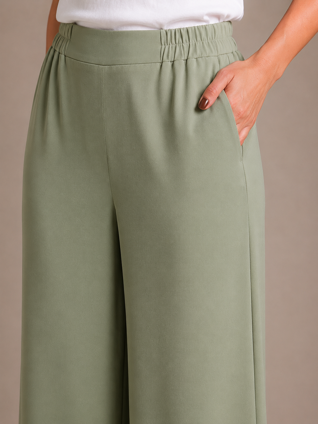 The Flow Pants-Sage