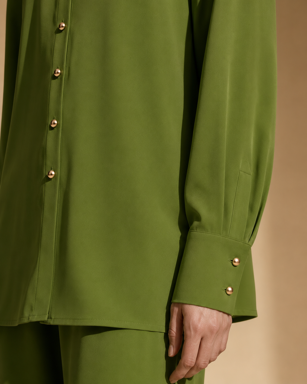 The Flow Shirt - Olive Green