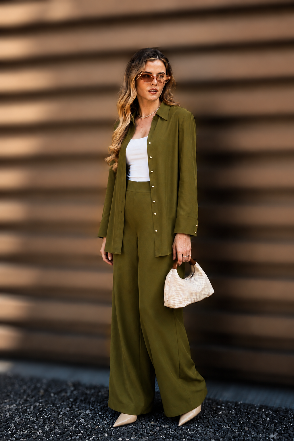 The Flow Shirt - Olive Green