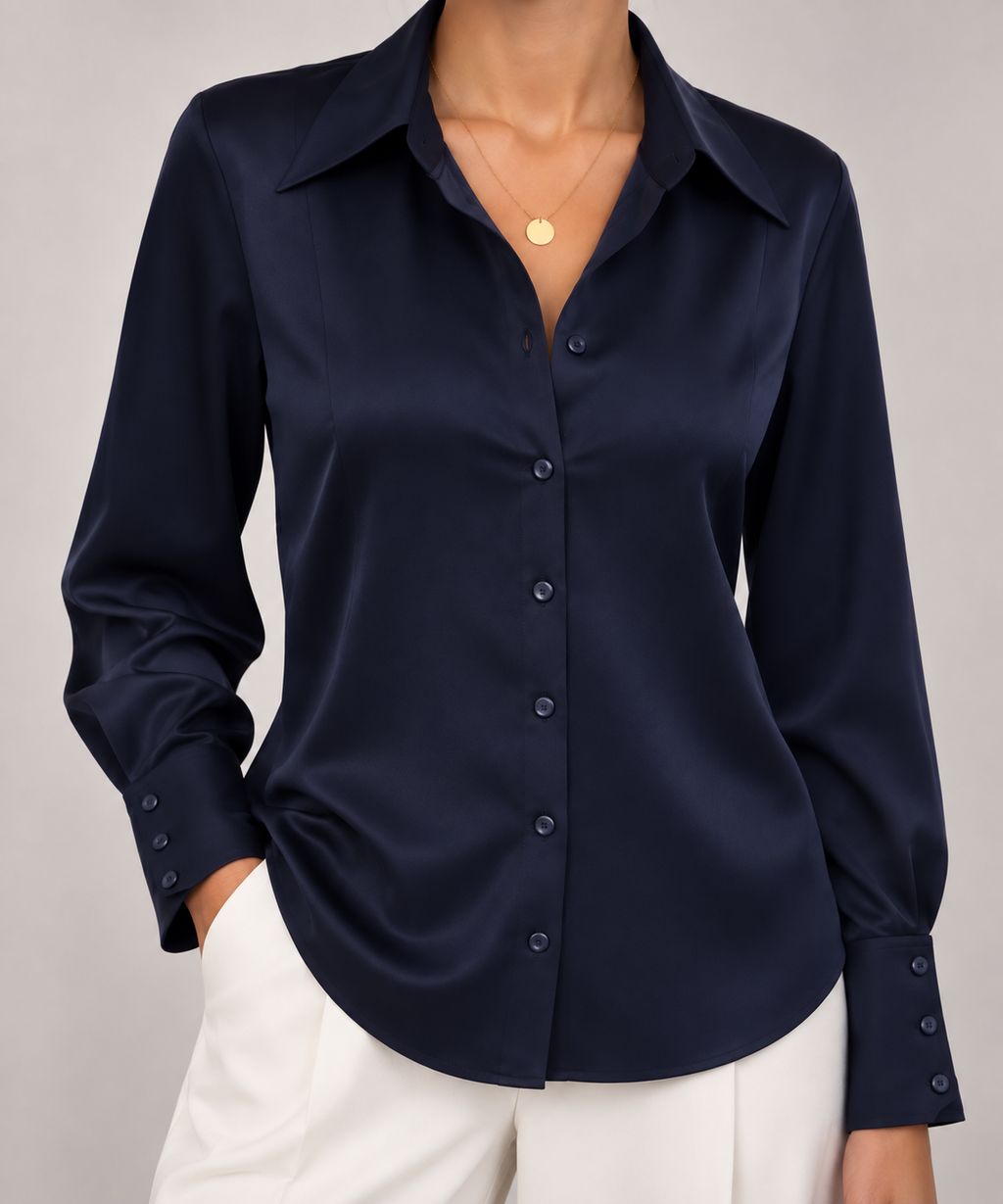 The Midnight Satin Shirt
